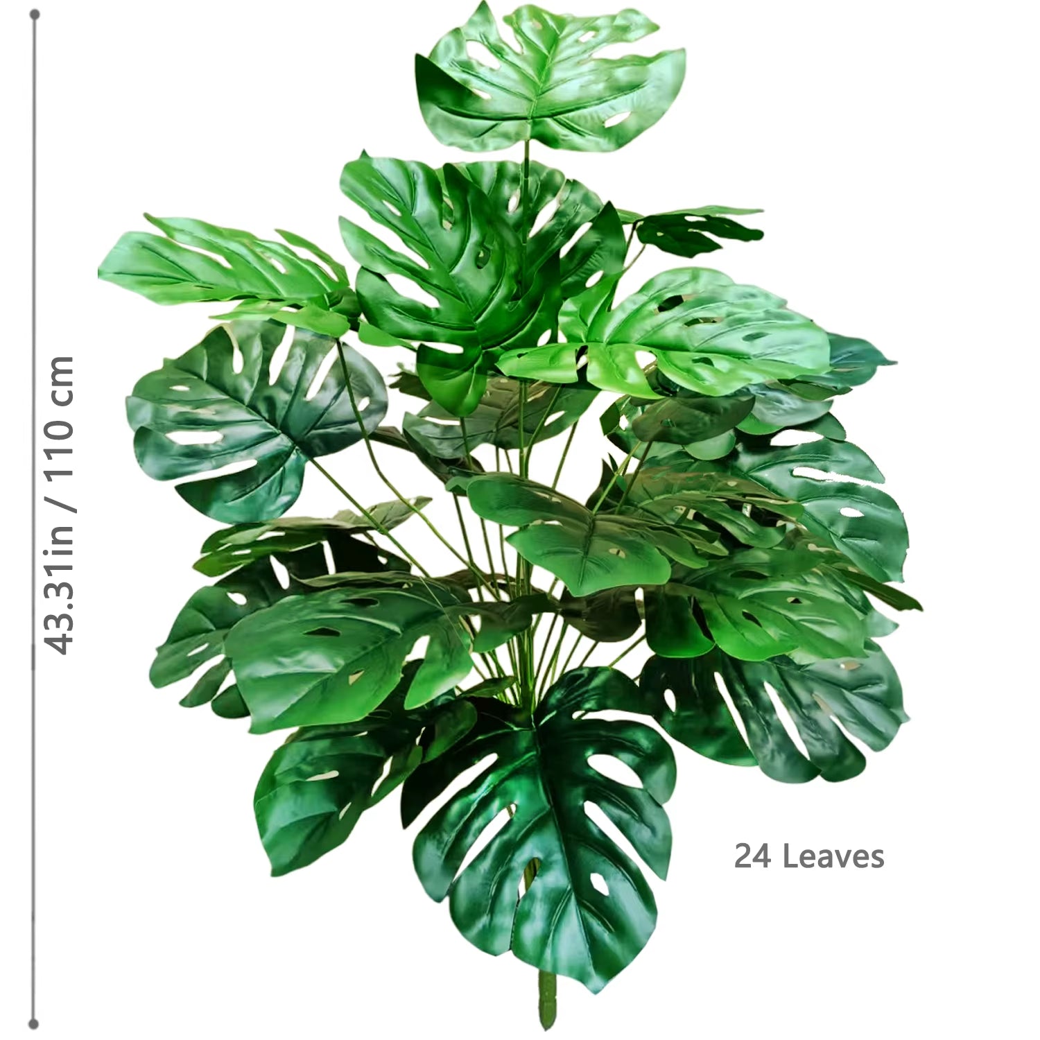 Elevate Your Space with a Stunning 40-130Cm Artificial Monstera Plant - Perfect for Home, Garden, and Office Decor!