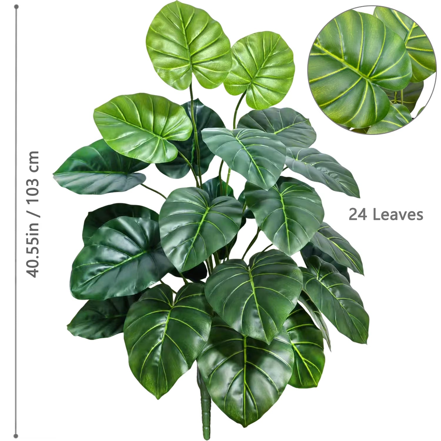 Elevate Your Space with a Stunning 40-130Cm Artificial Monstera Plant - Perfect for Home, Garden, and Office Decor!