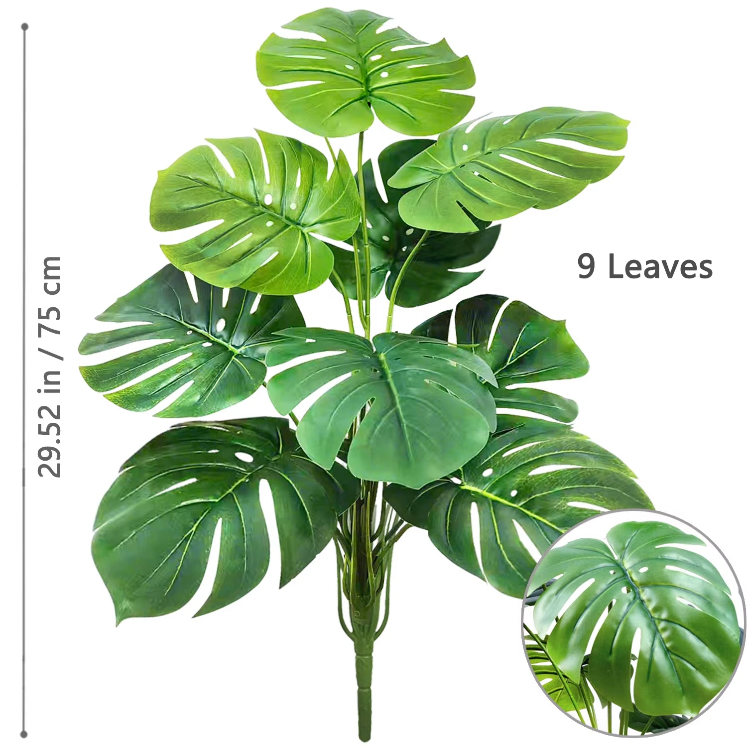 Elevate Your Space with a Stunning 40-130Cm Artificial Monstera Plant - Perfect for Home, Garden, and Office Decor!