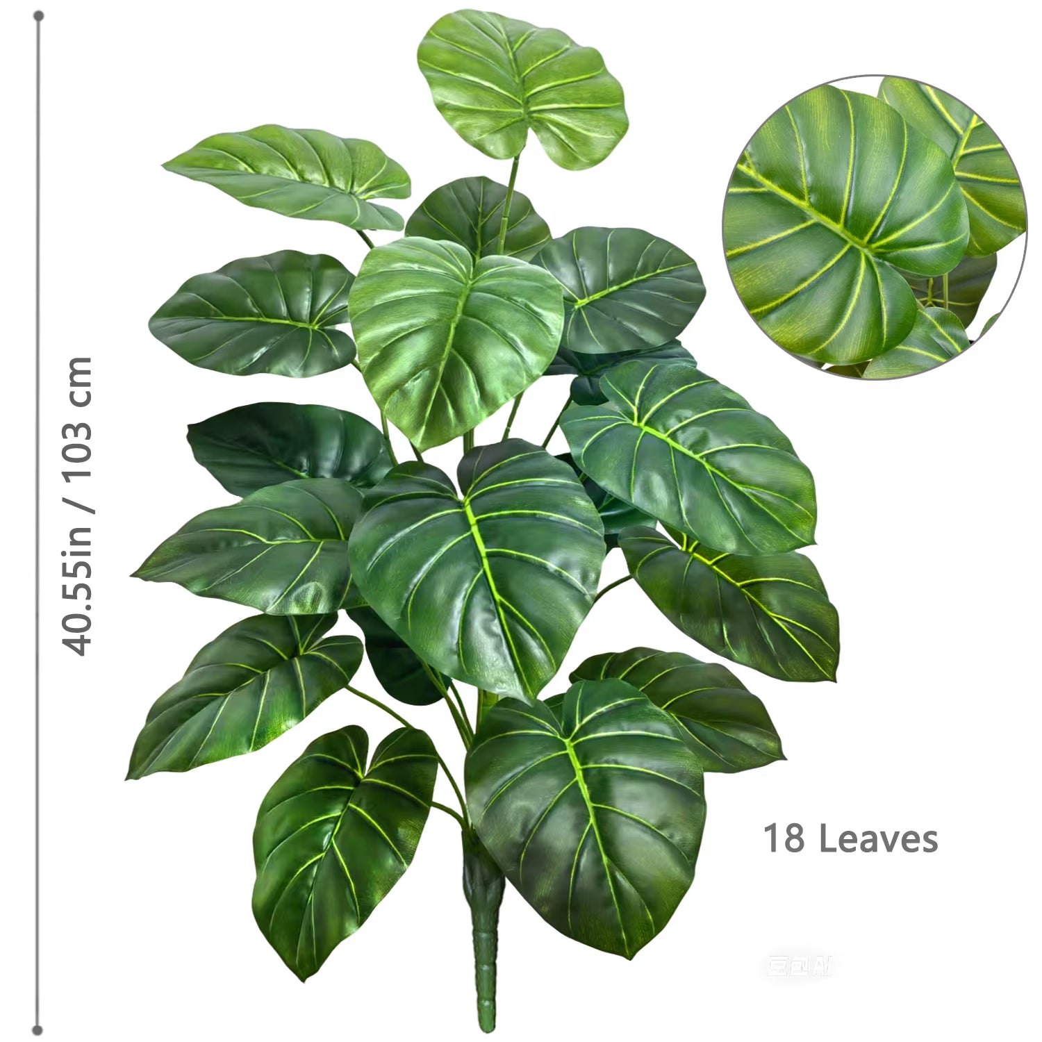 Elevate Your Space with a Stunning 40-130Cm Artificial Monstera Plant - Perfect for Home, Garden, and Office Decor!