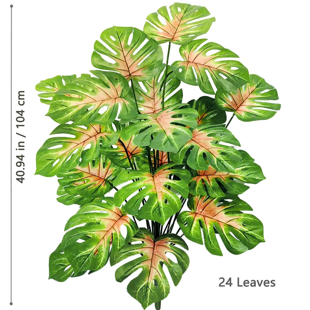 Elevate Your Space with a Stunning 40-130Cm Artificial Monstera Plant - Perfect for Home, Garden, and Office Decor!