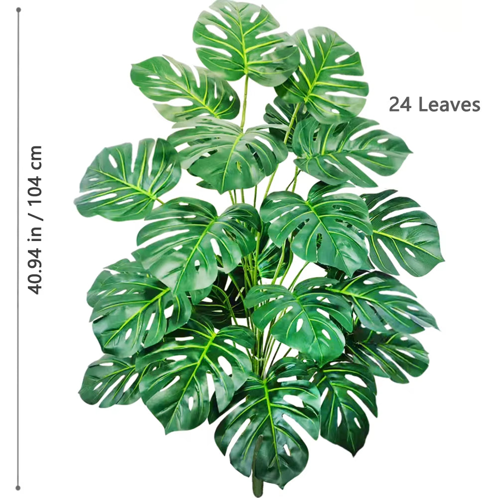 Elevate Your Space with a Stunning 40-130Cm Artificial Monstera Plant - Perfect for Home, Garden, and Office Decor!