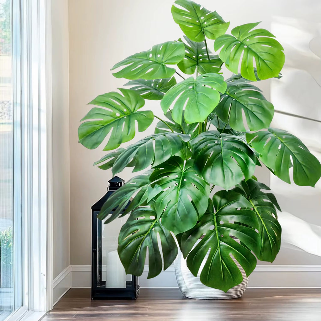 Elevate Your Space with a Stunning 40-130Cm Artificial Monstera Plant - Perfect for Home, Garden, and Office Decor!
