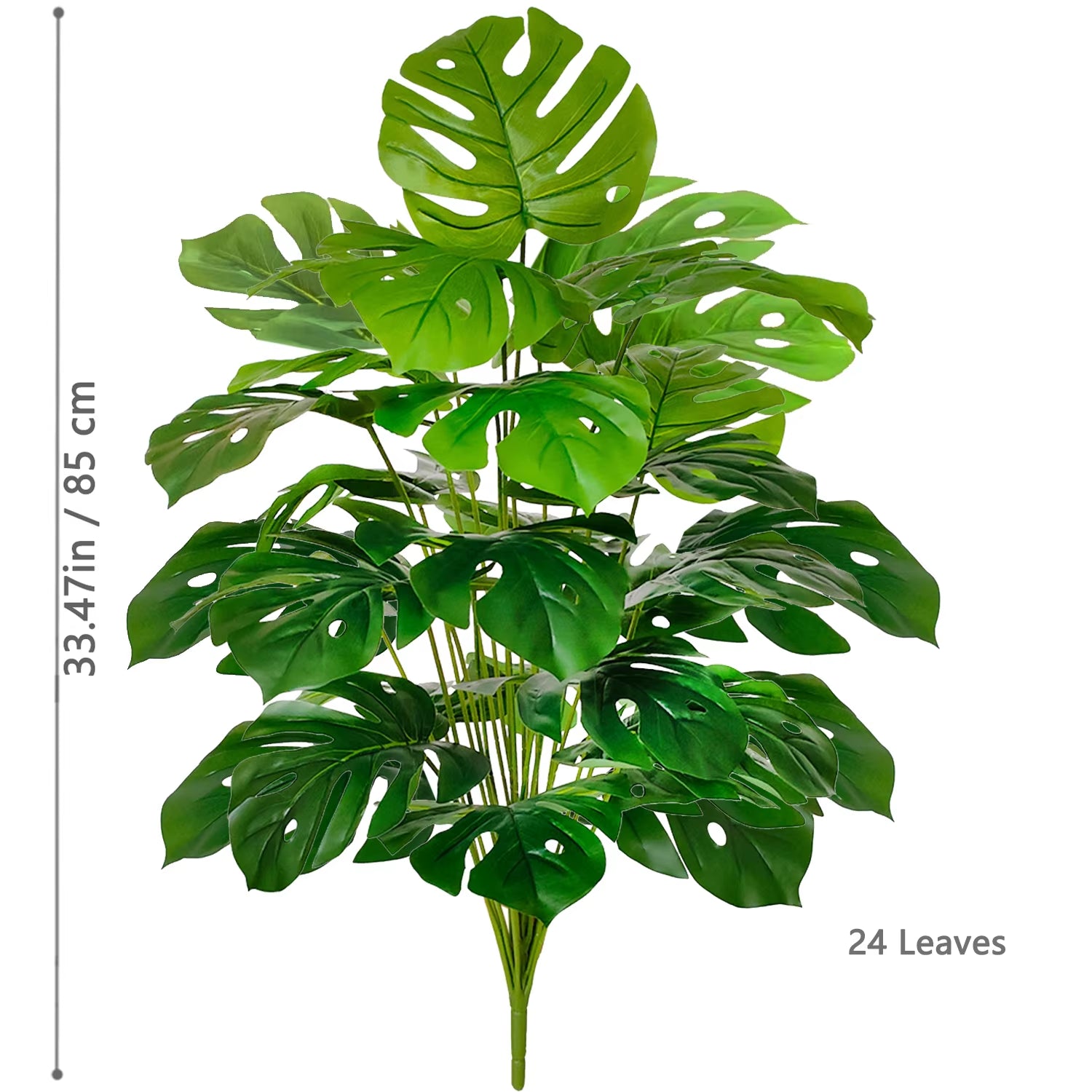 Elevate Your Space with a Stunning 40-130Cm Artificial Monstera Plant - Perfect for Home, Garden, and Office Decor!