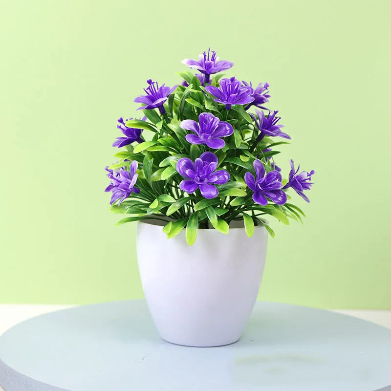 Charming 1Pc Artificial Potted Bonsai Plant - Perfect for Weddings, Home, Office & Outdoor Decor