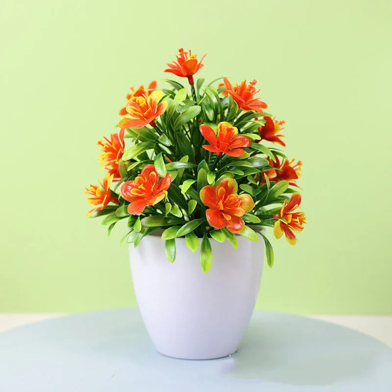 Charming 1Pc Artificial Potted Bonsai Plant - Perfect for Weddings, Home, Office & Outdoor Decor