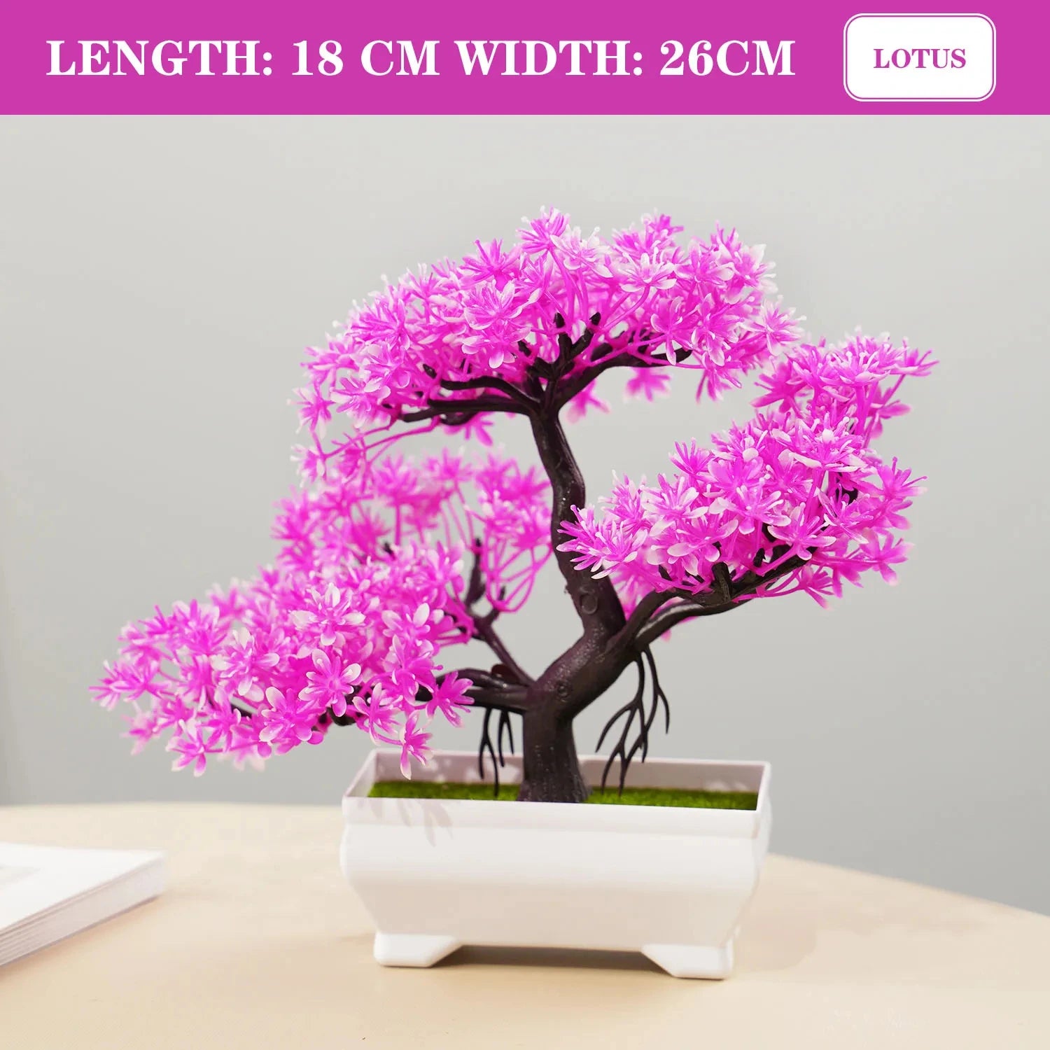 Elevate Your Space with Our Stunning Artificial Bonsai Potted Plant - Perfect for Home, Garden, and Office Decor!