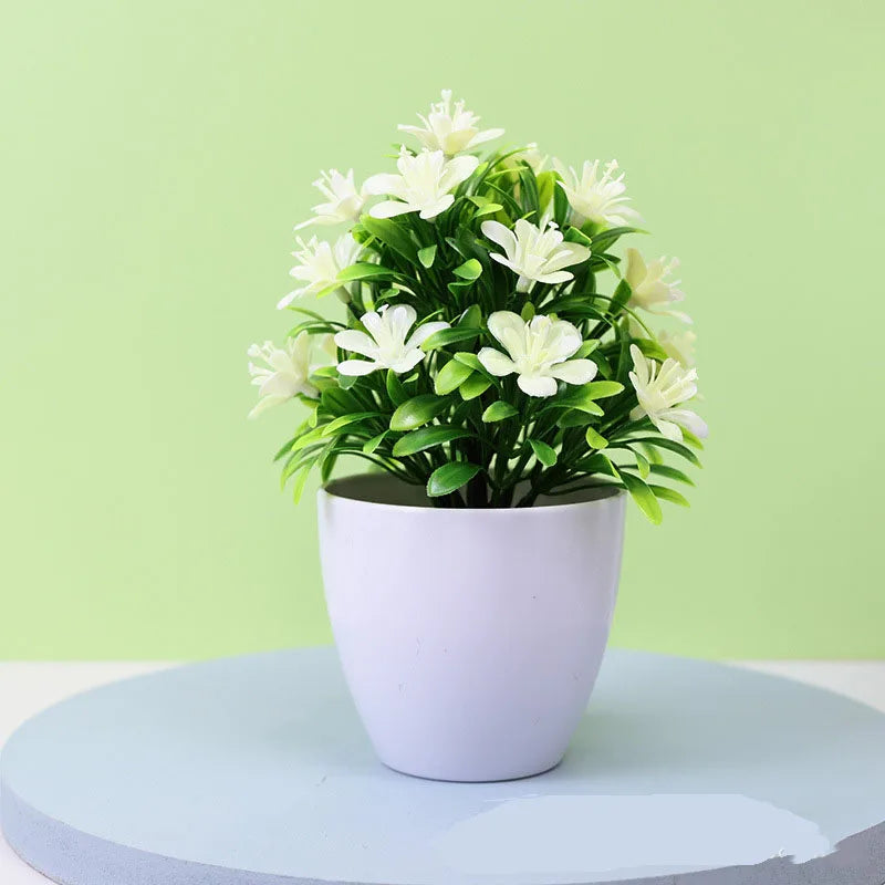 Charming 1Pc Artificial Potted Bonsai Plant - Perfect for Weddings, Home, Office & Outdoor Decor