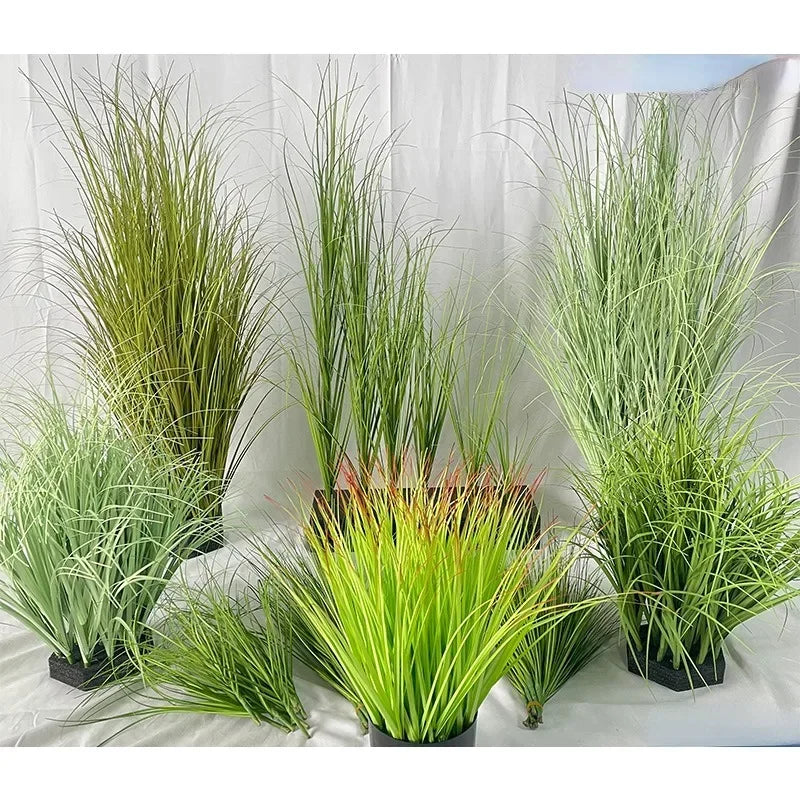 Lifelike Simulated Grass Bushes for Stunning Home Décor - Perfect for Celebrating Anniversaries and Outdoor Exhibitions