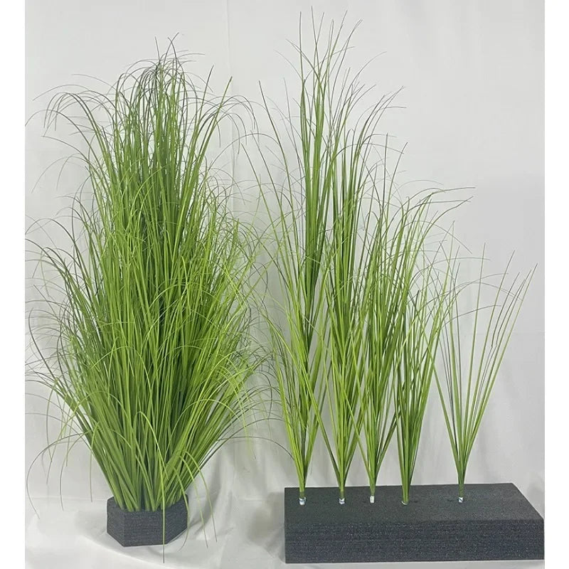 Lifelike Simulated Grass Bushes for Stunning Home Décor - Perfect for Celebrating Anniversaries and Outdoor Exhibitions