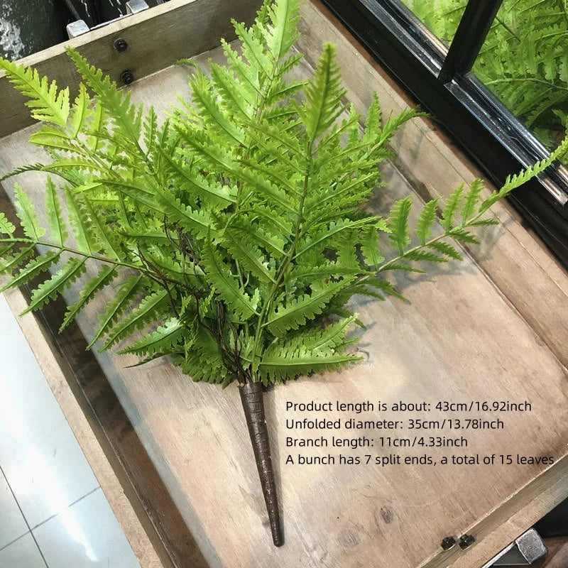 Transform Your Space with 1Pcs Lush Artificial Green Persian Fern - Perfect for Bedrooms, Parties, and Home Decor!