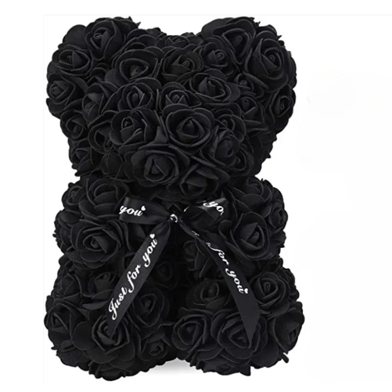 Charming Eternal Rose Teddy Bear - The Perfect Gift for Mother's Day, Valentine's Day, Birthdays, and Anniversaries
