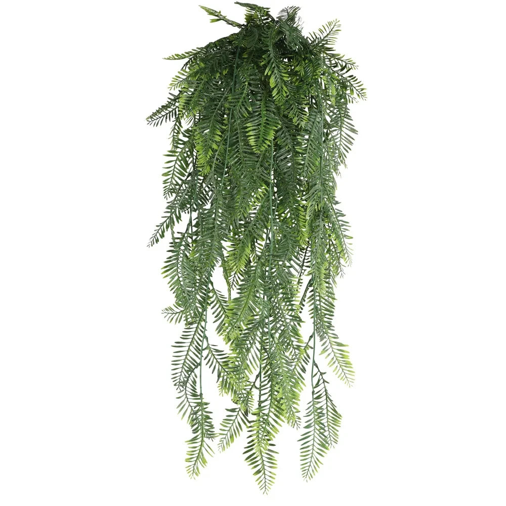 Elevate Your Space with 90Cm Persian Fern Leaves Vines - Stunning Artificial Plant for Home, Wedding, and Party Decor