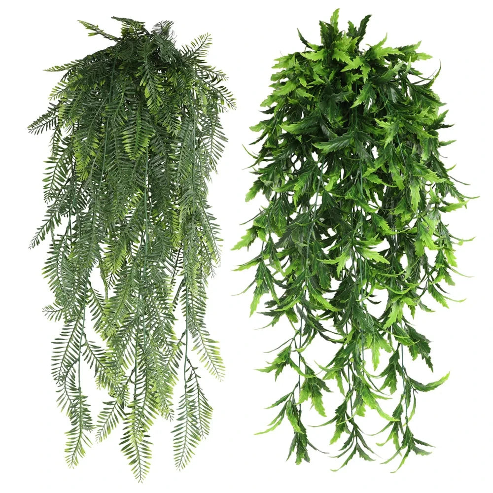 Elevate Your Space with 90Cm Persian Fern Leaves Vines - Stunning Artificial Plant for Home, Wedding, and Party Decor