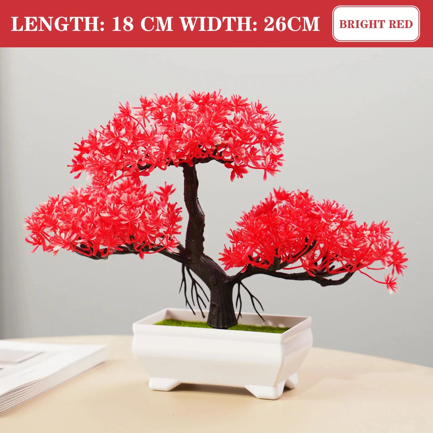 Elevate Your Space with Our Stunning Artificial Bonsai Potted Plant - Perfect for Home, Garden, and Office Decor!