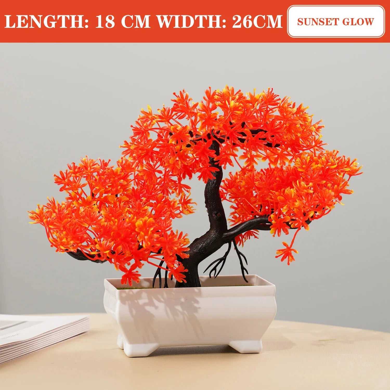 Elevate Your Space with Our Stunning Artificial Bonsai Potted Plant - Perfect for Home, Garden, and Office Decor!