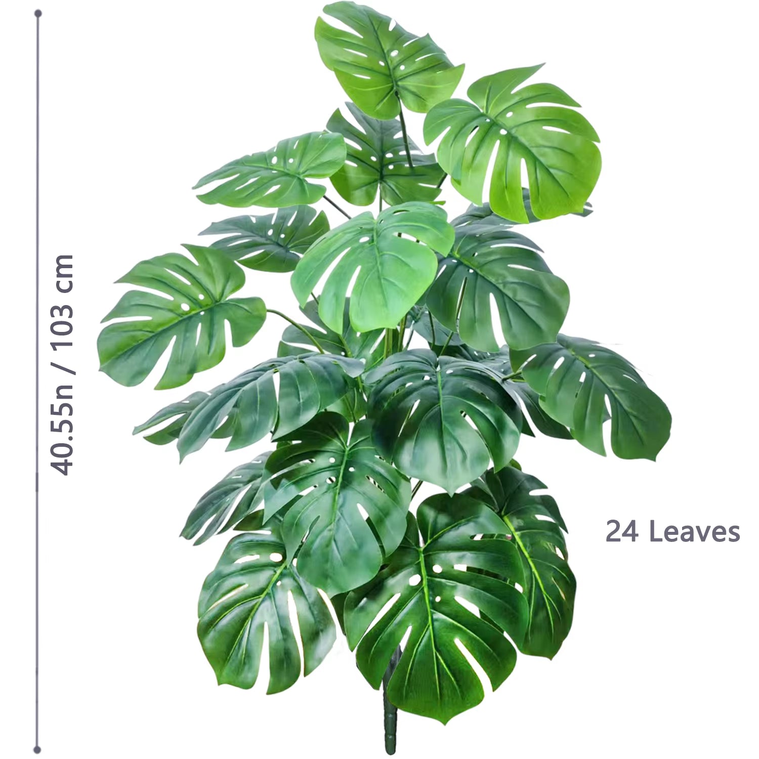 Elevate Your Space with a Stunning 40-130Cm Artificial Monstera Plant - Perfect for Home, Garden, and Office Decor!