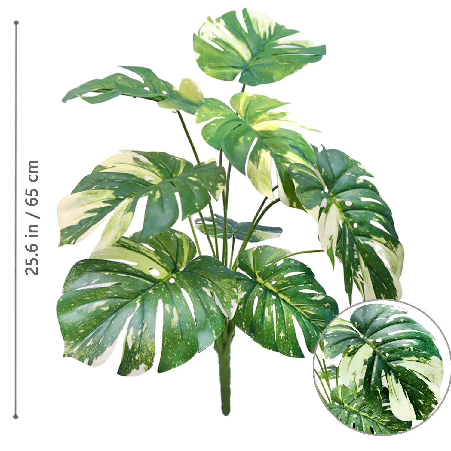 Elevate Your Space with a Stunning 40-130Cm Artificial Monstera Plant - Perfect for Home, Garden, and Office Decor!