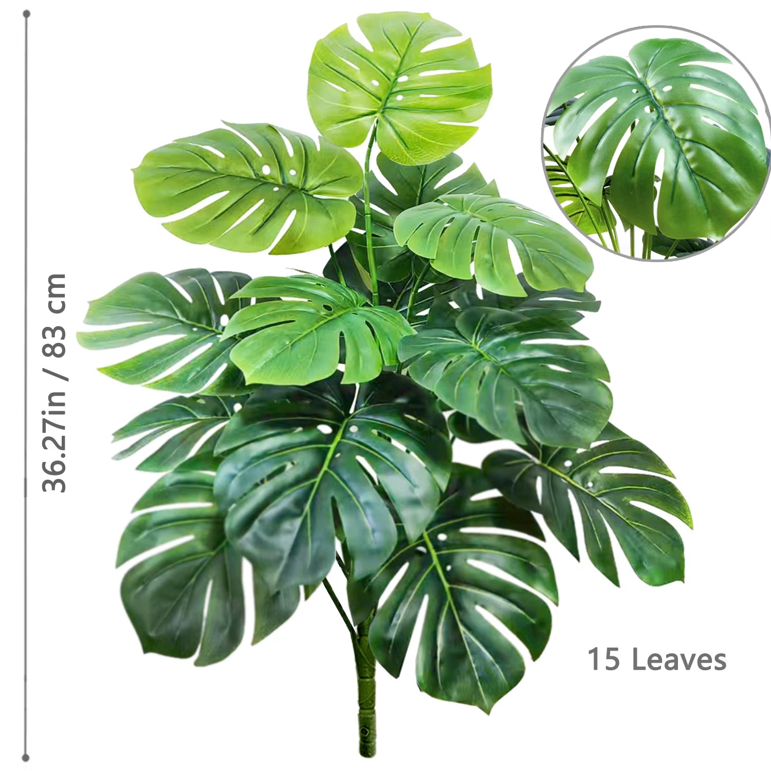 Elevate Your Space with a Stunning 40-130Cm Artificial Monstera Plant - Perfect for Home, Garden, and Office Decor!
