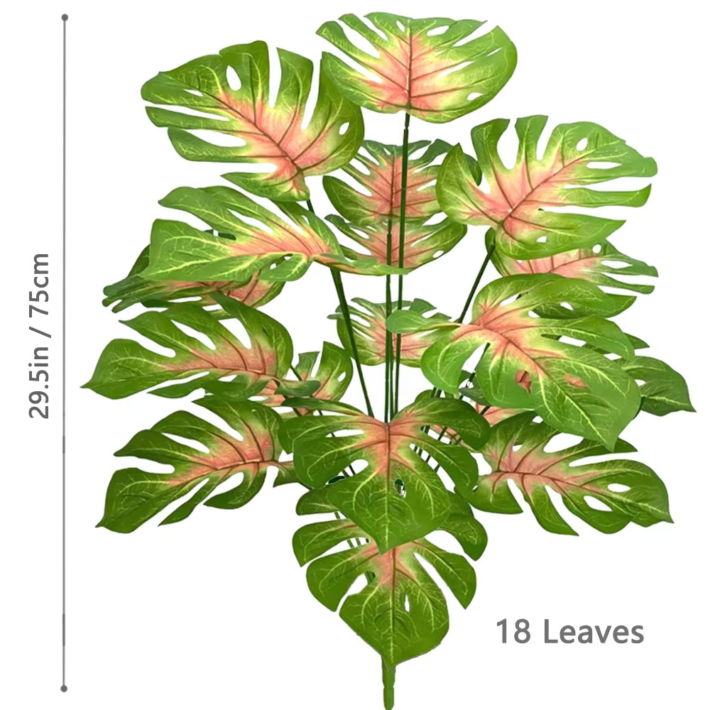 Elevate Your Space with a Stunning 40-130Cm Artificial Monstera Plant - Perfect for Home, Garden, and Office Decor!